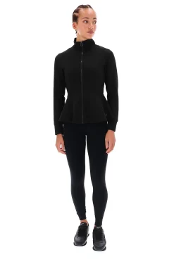 Licensee Batra Group Sportbekleidung<Aktivjacke mit Schößchenform und Reißverschluss