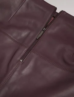 New Lobster Limited Röcke<A-Linien-Minirock aus Leder