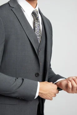 Licensee Baird Group Anzüge & Maßanfertigungen|Blazers<Anzugjacke aus Wollmischung, schmal geschnitten