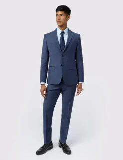 Licensee Baird Group Anzüge & Maßanfertigungen|Arbeitskleidung<Anzugjacke mit Mikro-Karo-Performance-Slim-Fit-Optik