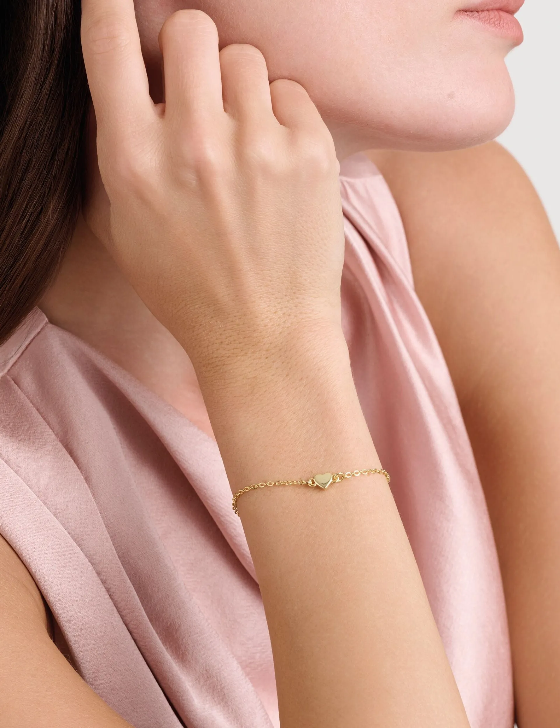 Damen Licensee Simon Harrison Die Hochzeitsredaktion|Sämtliches Zubehör<Armband aus massivem Mini-Herz-Ketten
