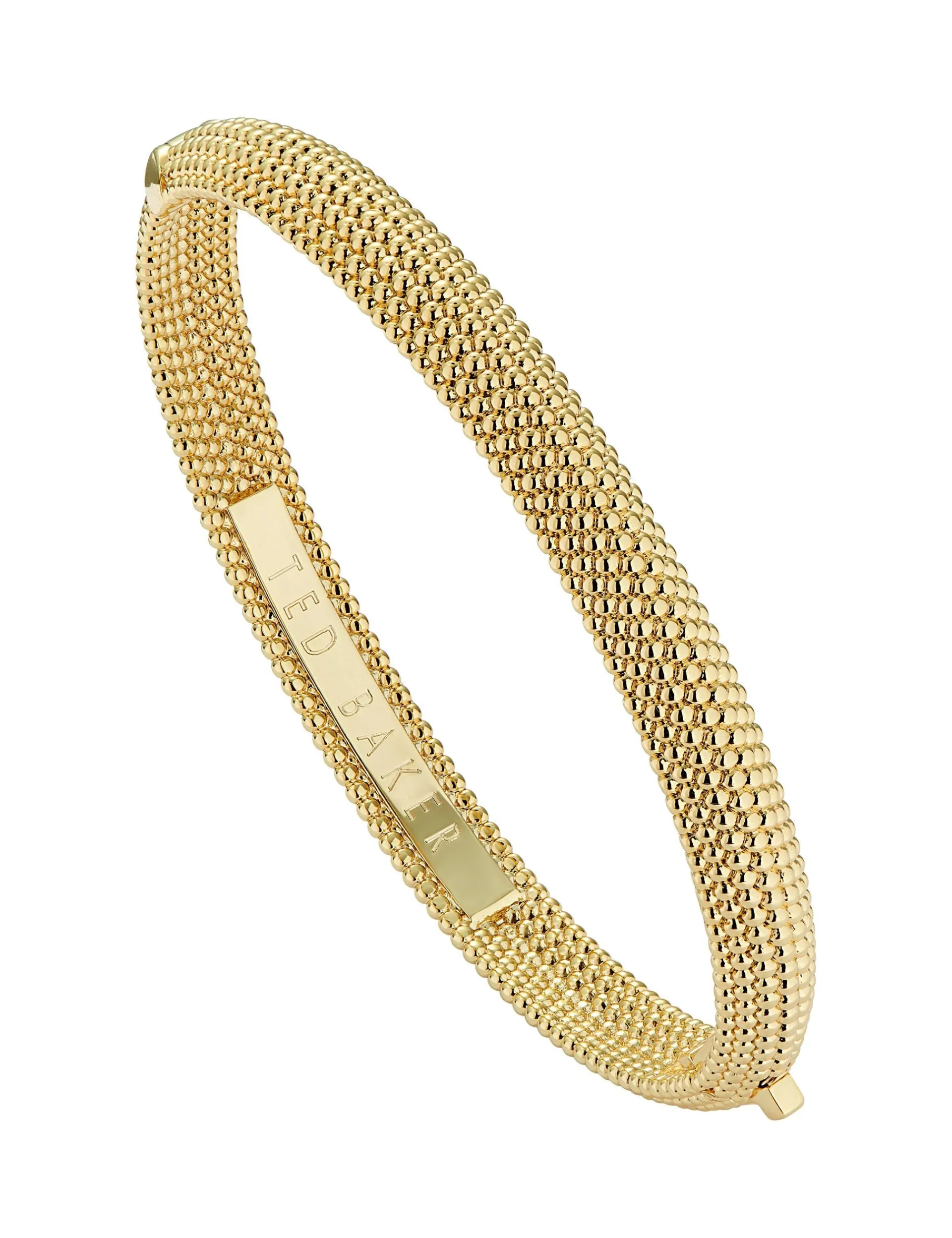 Damen Licensee Simon Harrison Sämtliches Zubehör|Schmuck<Armreif mit gepunkteter Textur und Scharnierverschluss