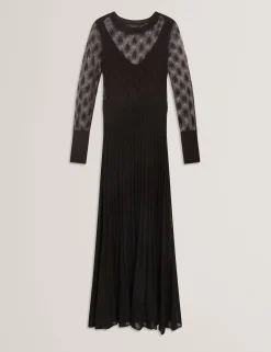 New Lobster Limited Kleider<Asymmetrisches Midikleid aus Pointelle-Strick