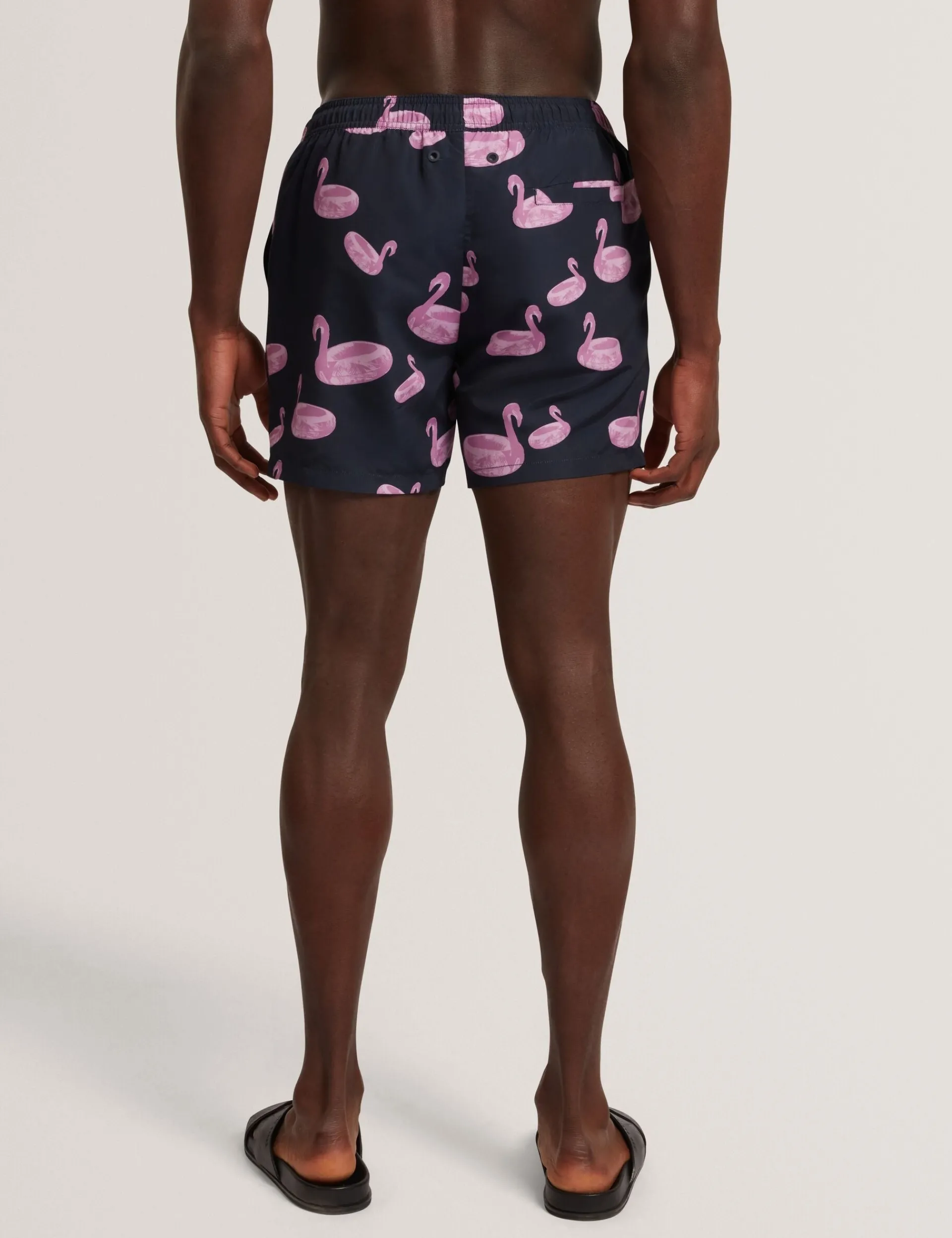 New Lobster Limited Bademode|Der Weihnachtsladen<Badehose mit Flamingo-Print und Kordelzug