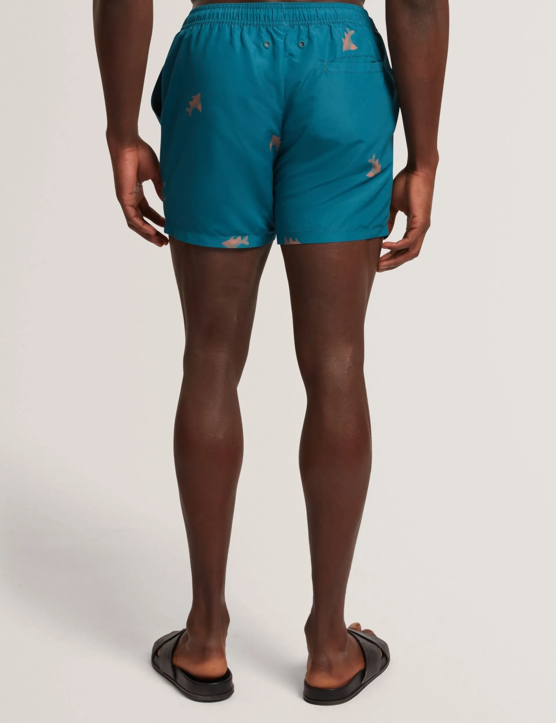 New Lobster Limited Bademode|Der Weihnachtsladen<Badehose mit Goldfischmuster und Kordelzug