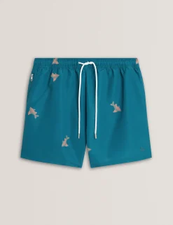 New Lobster Limited Bademode|Der Weihnachtsladen<Badehose mit Goldfischmuster und Kordelzug