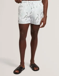 New Lobster Limited Bademode|Der Weihnachtsladen<Badeshorts mit Palmenmuster, mittellang