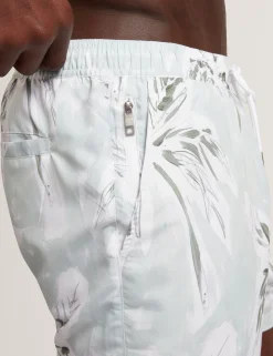 New Lobster Limited Bademode|Der Weihnachtsladen<Badeshorts mit Palmenmuster, mittellang