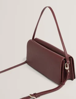 Damen New Lobster Limited Luxusgeschenke Für Damen|Schultertaschen<Baguette-Schultertasche aus Leder mit Überschlag
