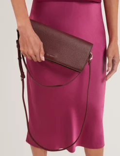 Damen New Lobster Limited Luxusgeschenke Für Damen|Schultertaschen<Baguette-Schultertasche aus Leder mit Überschlag