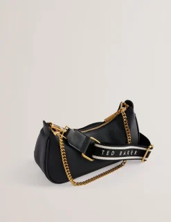 New Lobster Limited Umhängetaschen|Schultertaschen<Baguette-Tasche aus Leder mit Gurtband