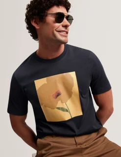 New Lobster Limited Der Weihnachtsladen|Breezy Blues Bearbeiten<Baumwoll-T-Shirt mit Blumenmuster