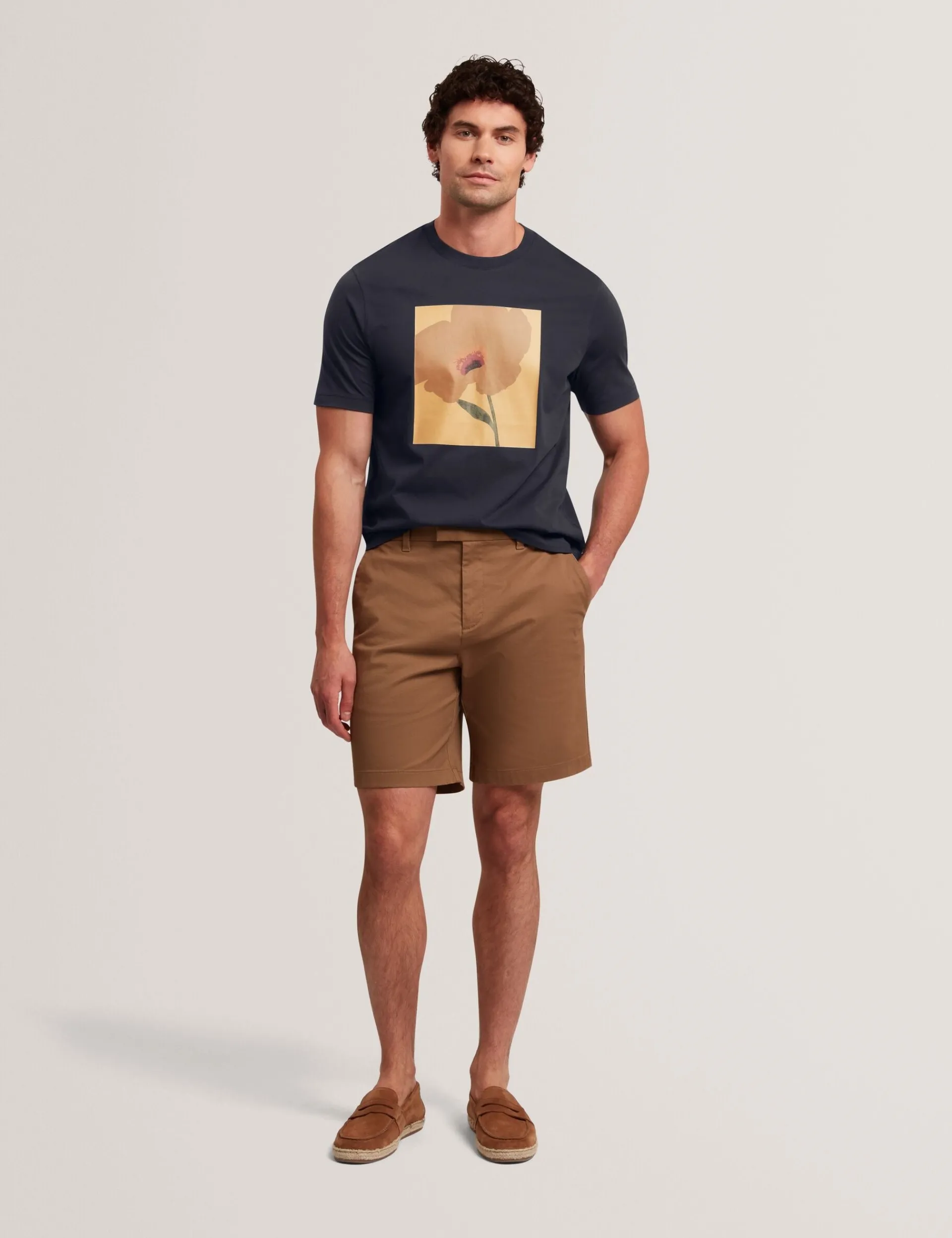 New Lobster Limited Der Weihnachtsladen|Breezy Blues Bearbeiten<Baumwoll-T-Shirt mit Blumenmuster