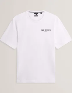 New Lobster Limited Oberteile & T-Shirts|Der Weihnachtsladen<Baumwoll-T-Shirt mit Flamingo-Rückengrafik