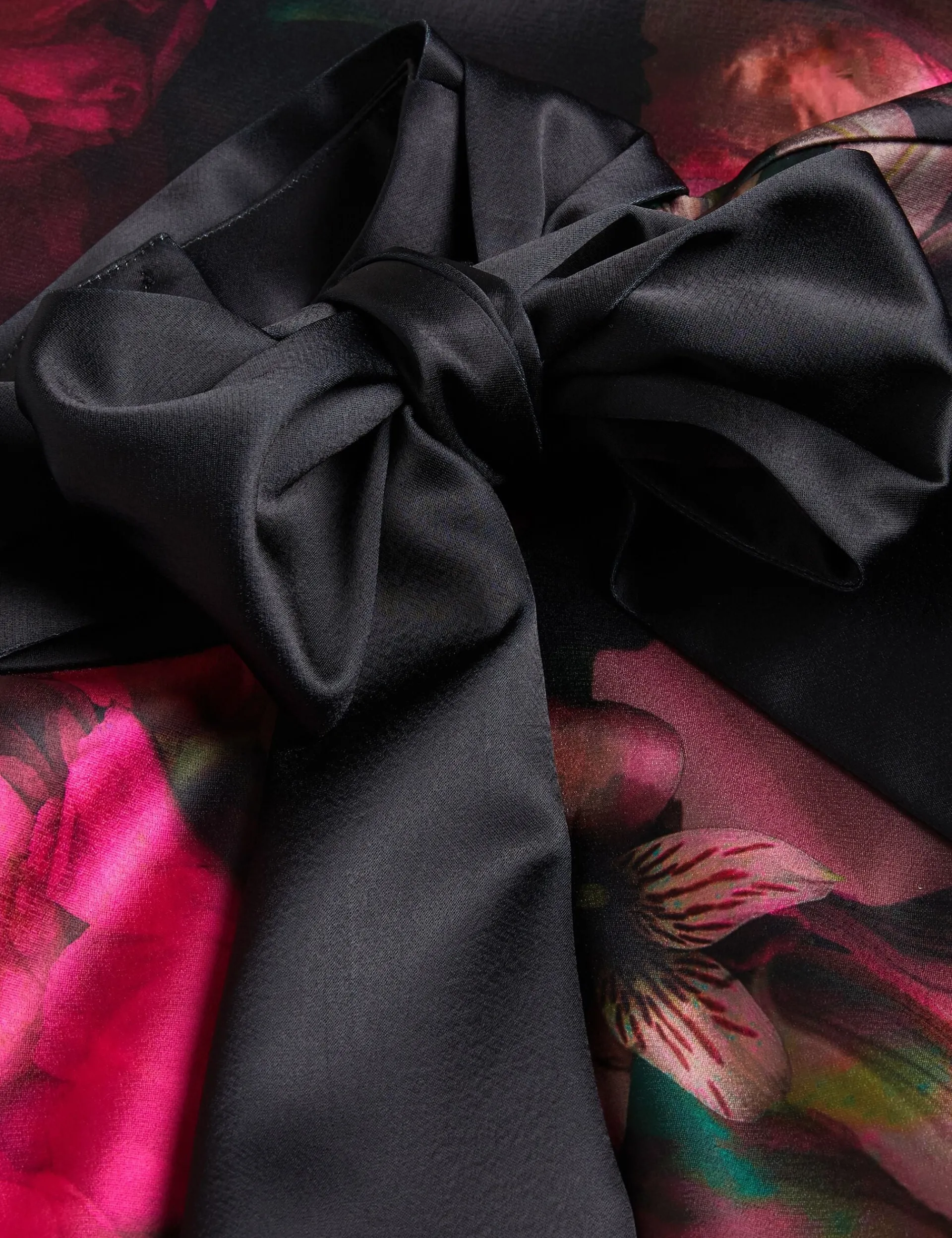 New Lobster Limited Jumpsuits & Playsuits|Die Satin-Kollektion<Bedruckter Jumpsuit mit Bindekragen und weitem Bein