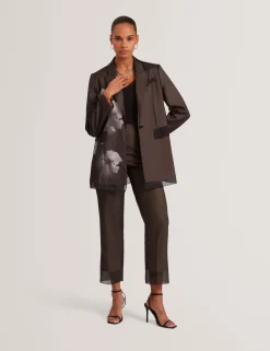 New Lobster Limited Anzüge & Zweiteiler|Mäntel Und Jacken<Blazer mit floralem Organza-Überzug