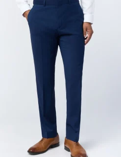 Licensee Baird Group Anzüge & Maßanfertigungen|Arbeitskleidung<Blue Tonic Wool Rich Slim Slim Anzughose