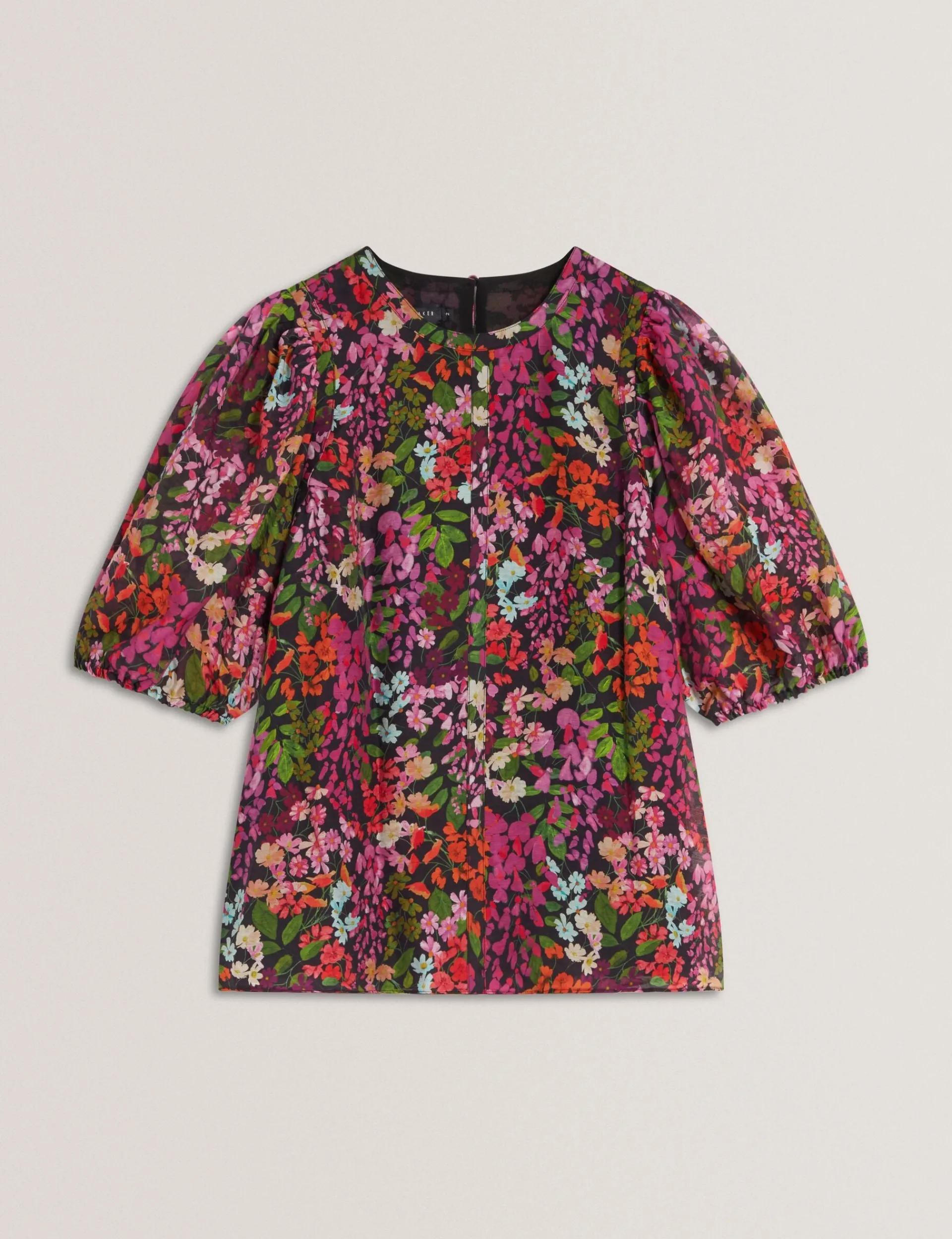 New Lobster Limited Oberteile & Blusen|Der Weihnachtsladen<Bluse mit Blütenmuster und Puffärmeln