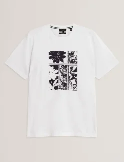 New Lobster Limited Oberteile & T-Shirts|Der Weihnachtsladen<Botanisches Grafik-T-Shirt mit Rundhalsausschnitt