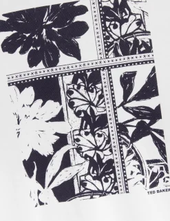 New Lobster Limited Oberteile & T-Shirts|Der Weihnachtsladen<Botanisches Grafik-T-Shirt mit Rundhalsausschnitt