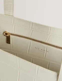 New Lobster Limited Tragetaschen|Icon & Signature Taschen<Breite Tragetasche mit Krokodil-Effekt