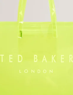 New Lobster Limited Tragetaschen|Icon & Signature Taschen<Breite Tragetasche mit Neon-Symbol aus durchsichtigem Vinyl