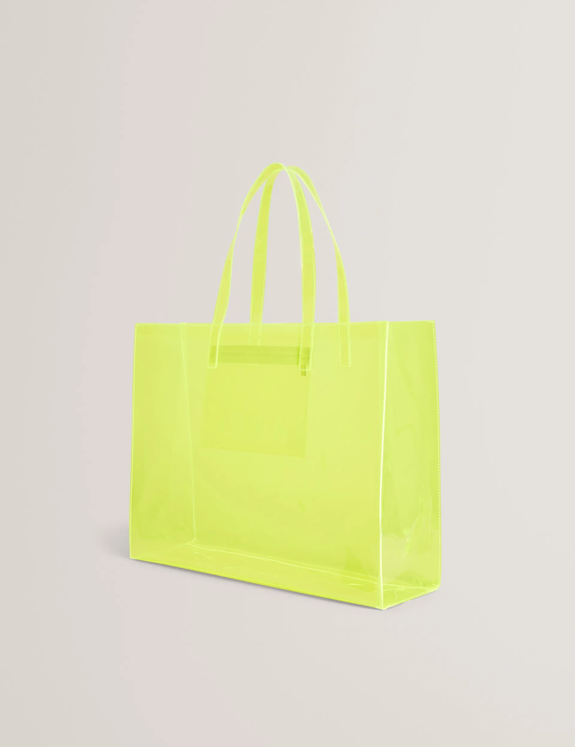 New Lobster Limited Tragetaschen|Icon & Signature Taschen<Breite Tragetasche mit Neon-Symbol aus durchsichtigem Vinyl