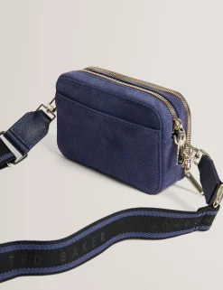 New Lobster Limited Umhängetaschen|Icon & Signature Taschen<Crossbody-Kameratasche aus Wildleder mit Gurtband