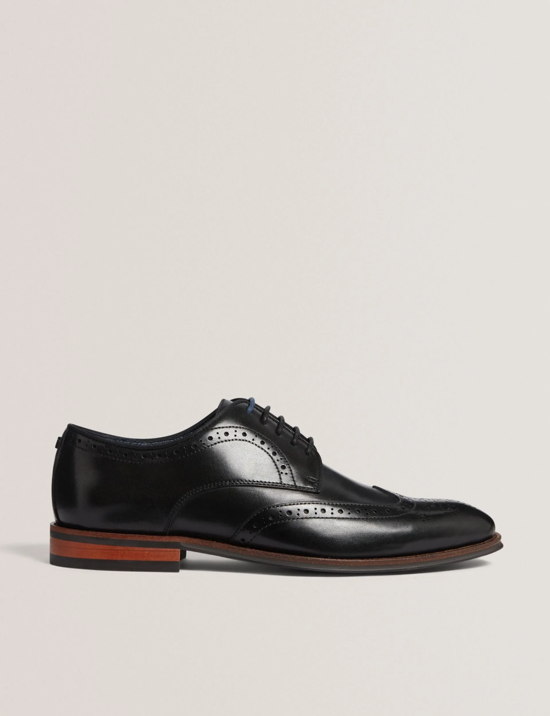 Herren New Lobster Limited Intelligente Schuhe|Luxusgeschenke Für Herren<Derby-Brogue-Schuhe aus poliertem Leder