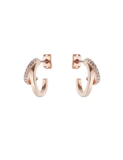 Damen Licensee Simon Harrison Damenschmuck|Golden Hour<Doppelcreolen aus Kristall