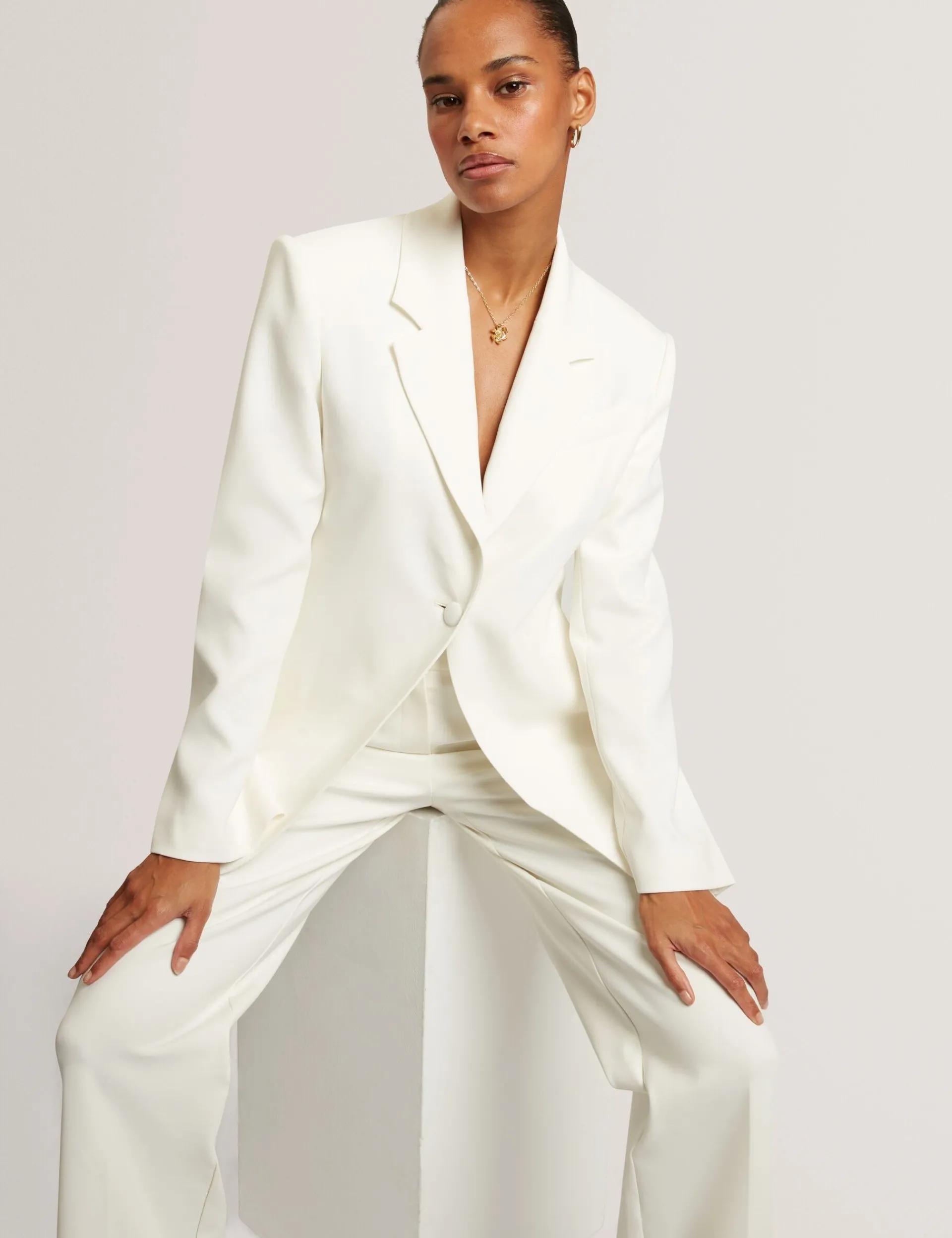 Damen New Lobster Limited Luxusgeschenke Für Damen|Die Hochzeitsredaktion<Einreihiger taillierter Blazer in Sanduhrform