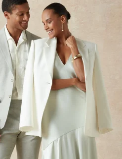 Damen New Lobster Limited Luxusgeschenke Für Damen|Die Hochzeitsredaktion<Einreihiger taillierter Blazer in Sanduhrform