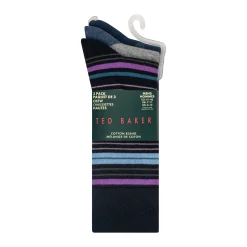 United Legwear & Apparel Co. Sämtliches Zubehör|Socken<3er-Pack bedruckte Crew Socken