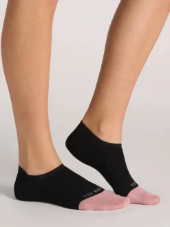 United Legwear & Apparel Co. Sämtliches Zubehör|Socken<3er-Pack kontrastfarbene Zehenkappen-Sneakersocken