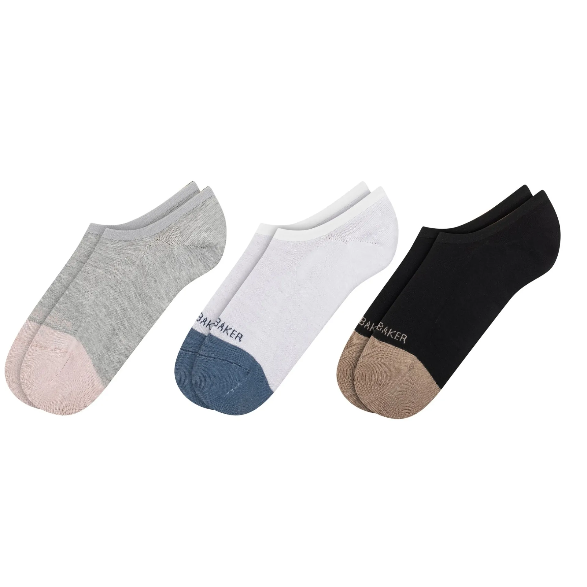 United Legwear & Apparel Co. Sämtliches Zubehör|Socken<3er-Pack Liner-Trainersocken