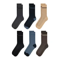 United Legwear & Apparel Co. Sämtliches Zubehör|Socken<6er-Packung Baumwollmischgewebe-Socken