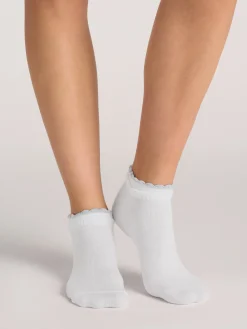 United Legwear & Apparel Co. Sämtliches Zubehör|Socken<3er-Packung kurze, gewellte Knöchelsocken
