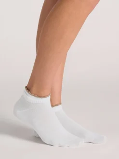 United Legwear & Apparel Co. Sämtliches Zubehör|Socken<3er-Packung kurze, gewellte Knöchelsocken