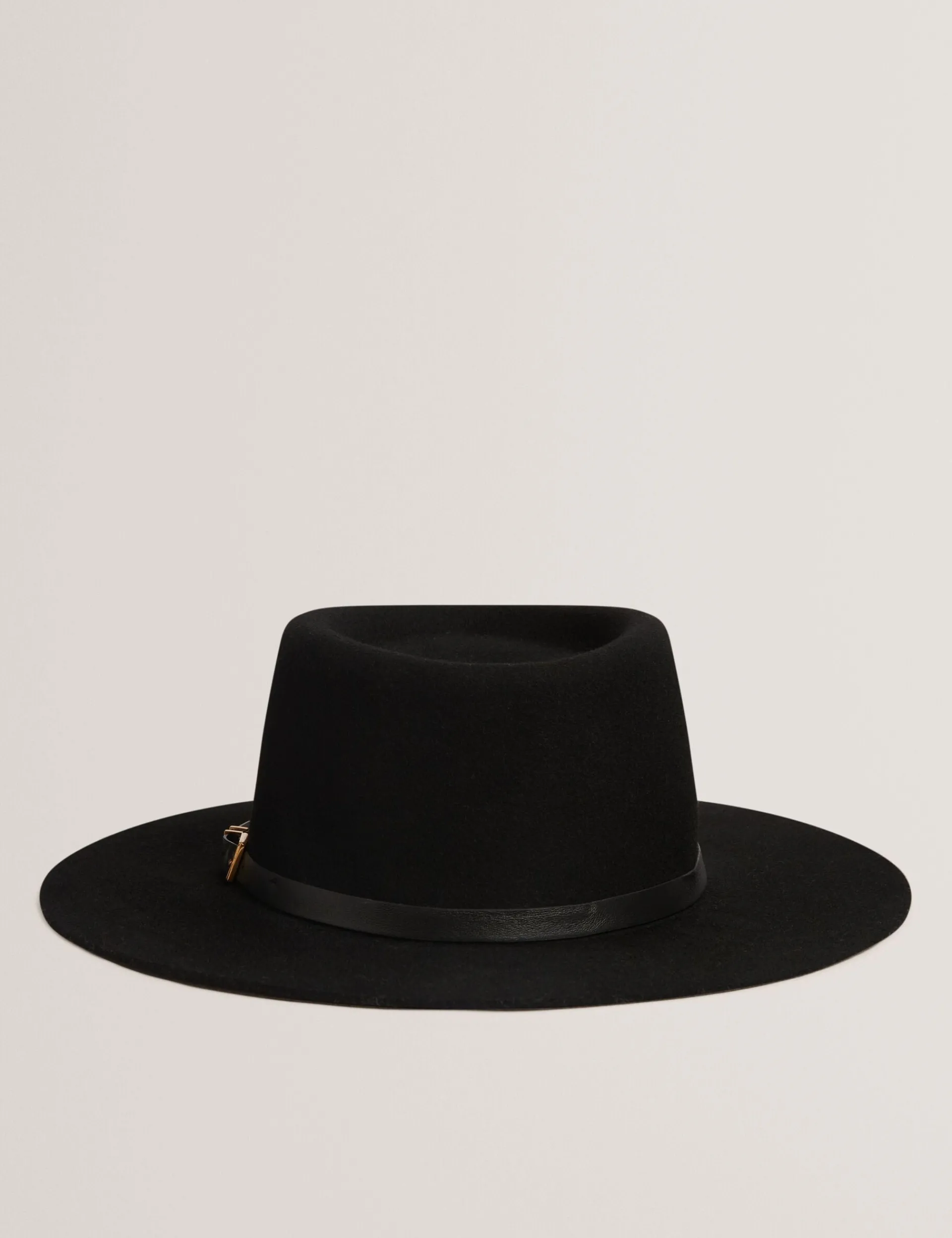 Damen New Lobster Limited Arbeitskleidung|Luxusgeschenke Für Damen<Fedora-Hut aus reiner Wolle mit Lederschnalle