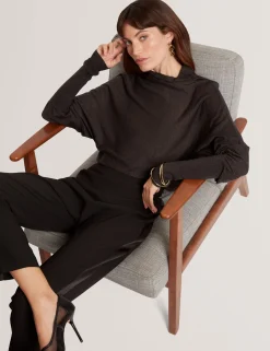 New Lobster Limited Oberteile & Blusen|Pullover & Strickjacken<Feiner Merinowollpullover, lang geschnitten