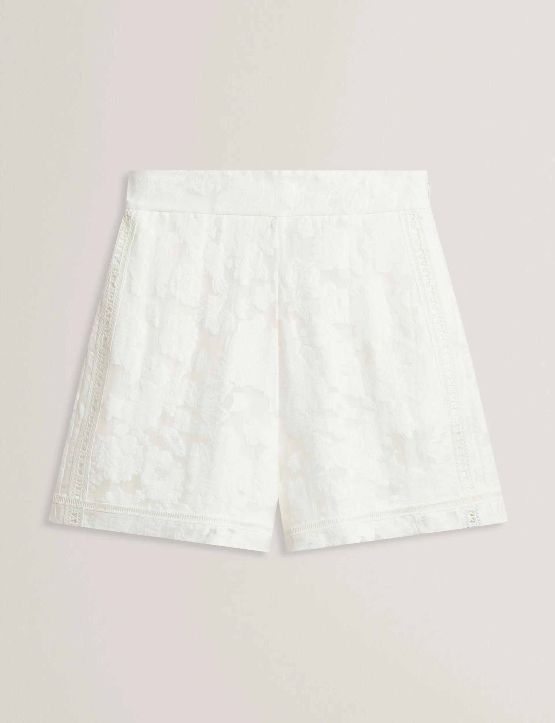 New Lobster Limited Anzüge & Zweiteiler|Hosen & Shorts<Florale Textur Hochgeschnittene Webshorts
