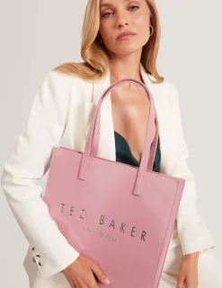 New Lobster Limited Tragetaschen|Icon & Signature Taschen<Geknitterte große Icon-Tragetasche aus Kunstleder