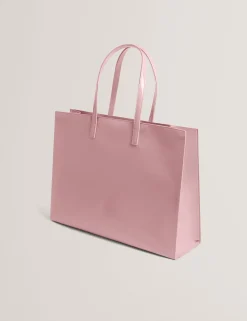 New Lobster Limited Tragetaschen|Golden Hour<Geknitterte Oversized Icon Tote Bag aus Kunstleder