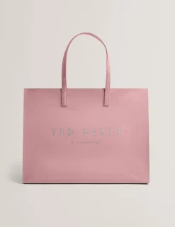 New Lobster Limited Tragetaschen|Golden Hour<Geknitterte Oversized Icon Tote Bag aus Kunstleder