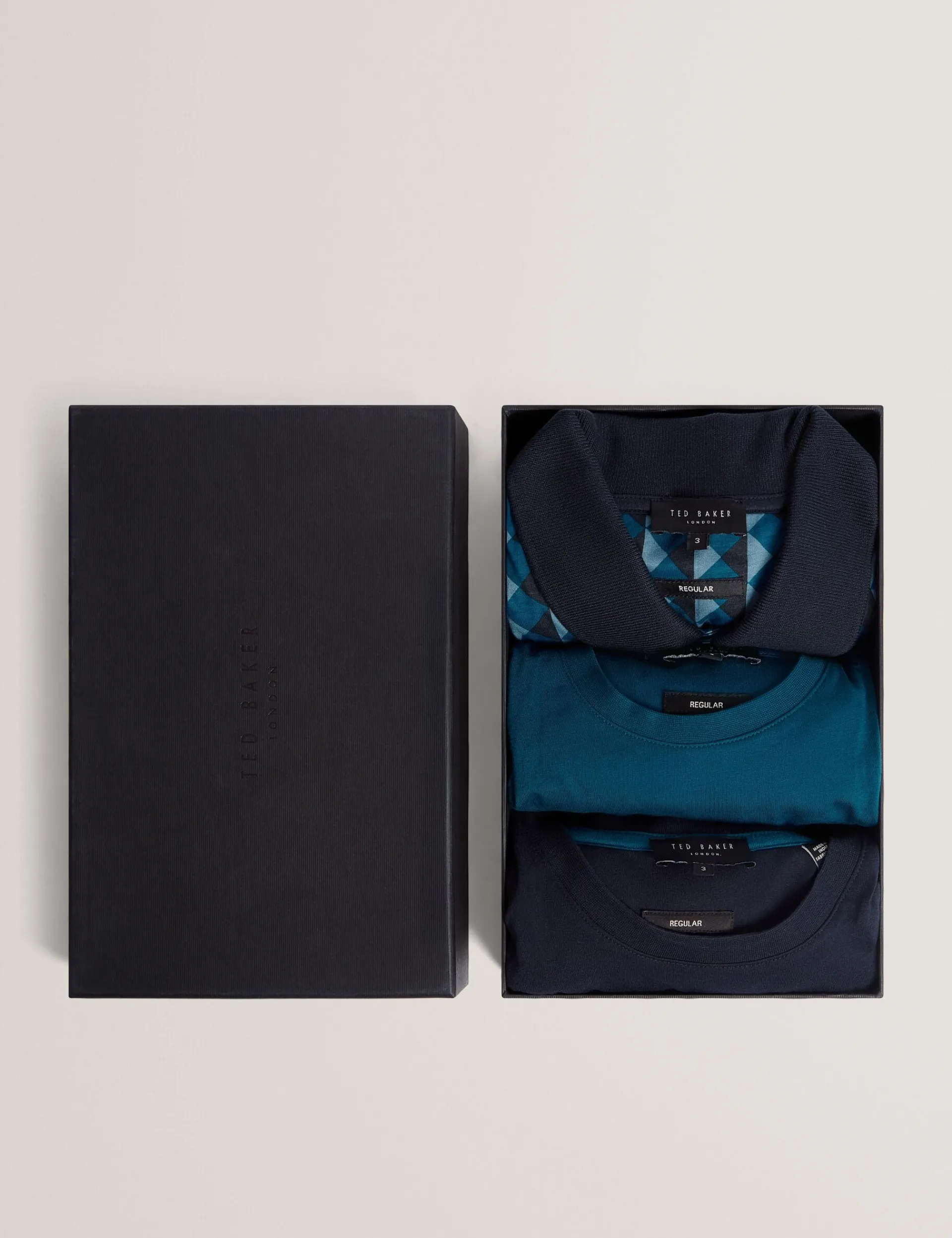 New Lobster Limited Breezy Blues Bearbeiten<Geometrisches Jersey-Top-Set, 3er-Pack