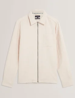 New Lobster Limited Mäntel Und Jacken<Gestepptes Overshirt mit Struktur und Reißverschluss