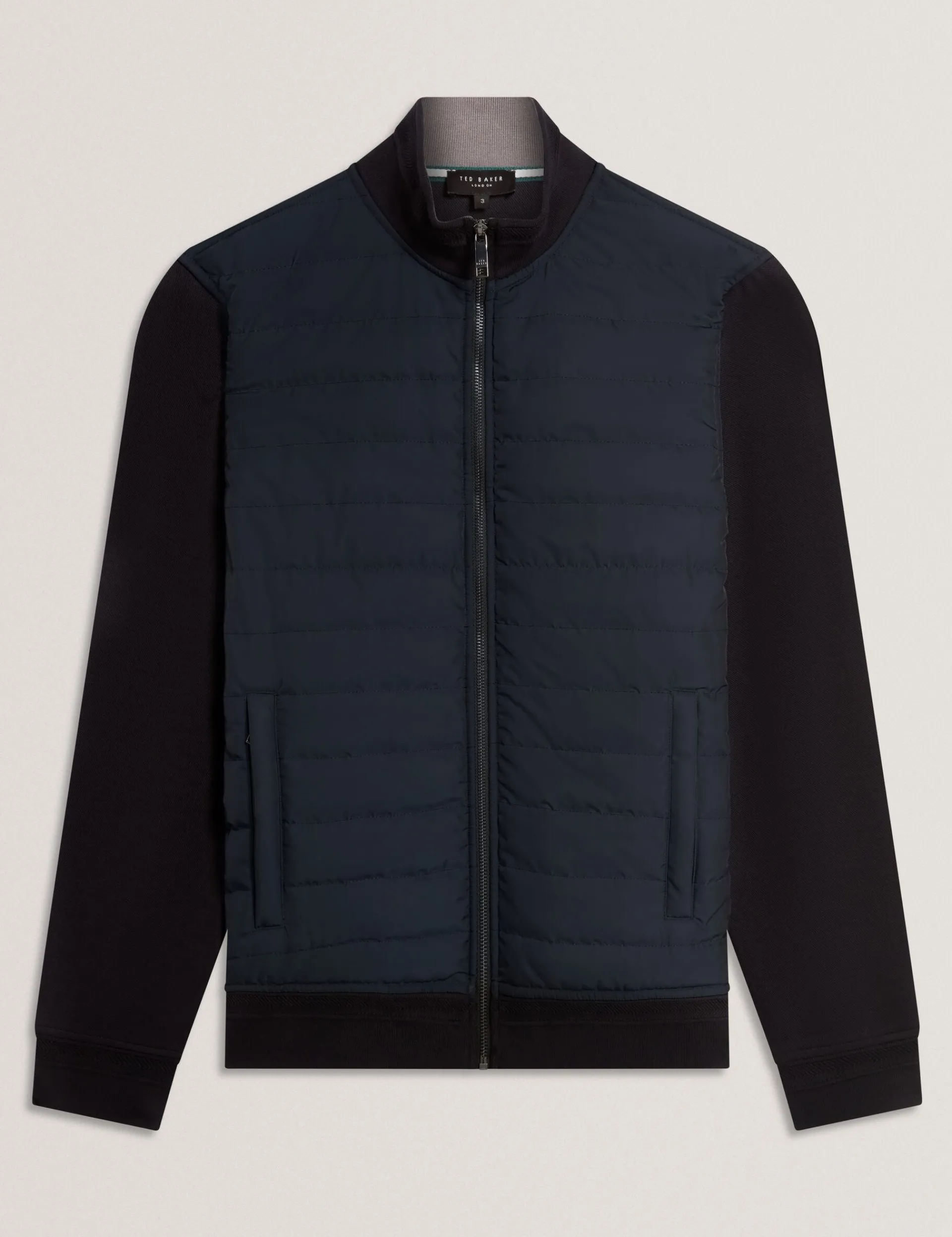 New Lobster Limited Mäntel Und Jacken<Gesteppte Strickjacke mit durchgehendem Reißverschluss vorne