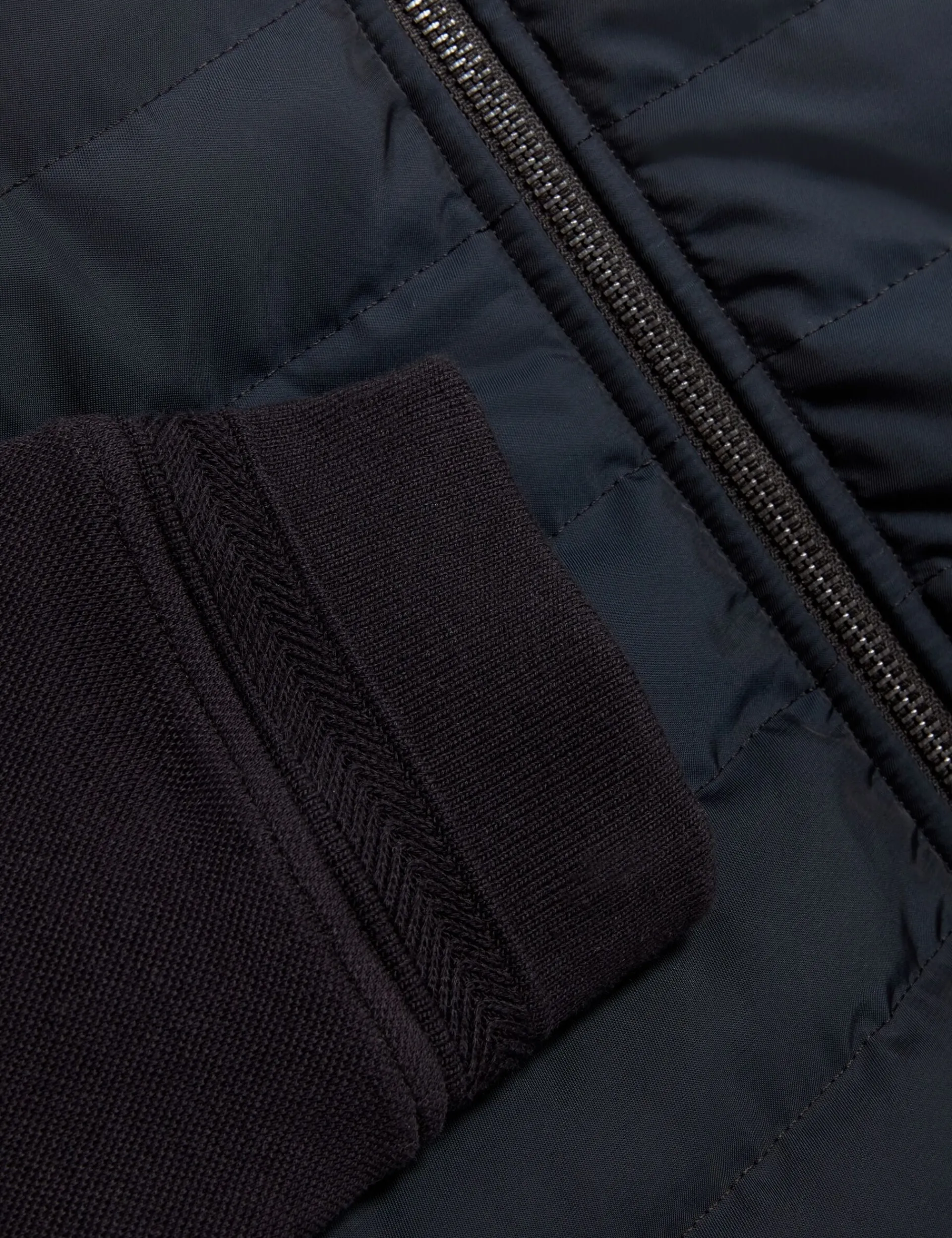 New Lobster Limited Mäntel Und Jacken<Gesteppte Strickjacke mit durchgehendem Reißverschluss vorne