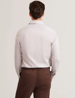 New Lobster Limited Shirts<Gestreiftes Langarmhemd aus Baumwolle
