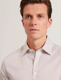 New Lobster Limited Shirts<Gestreiftes Langarmhemd aus Baumwolle